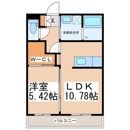 八景水谷駅 徒歩8分 2階の物件間取画像